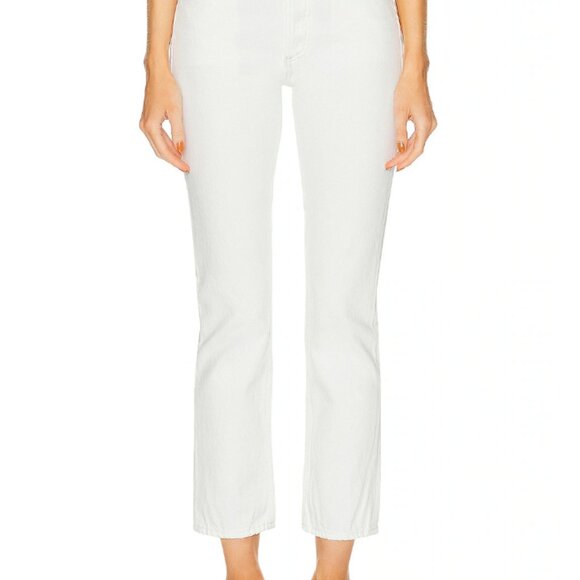 Citizens of Humanity Charlotte High Rise Straight Jeans, White, Size 26 - Picture 1 of 6